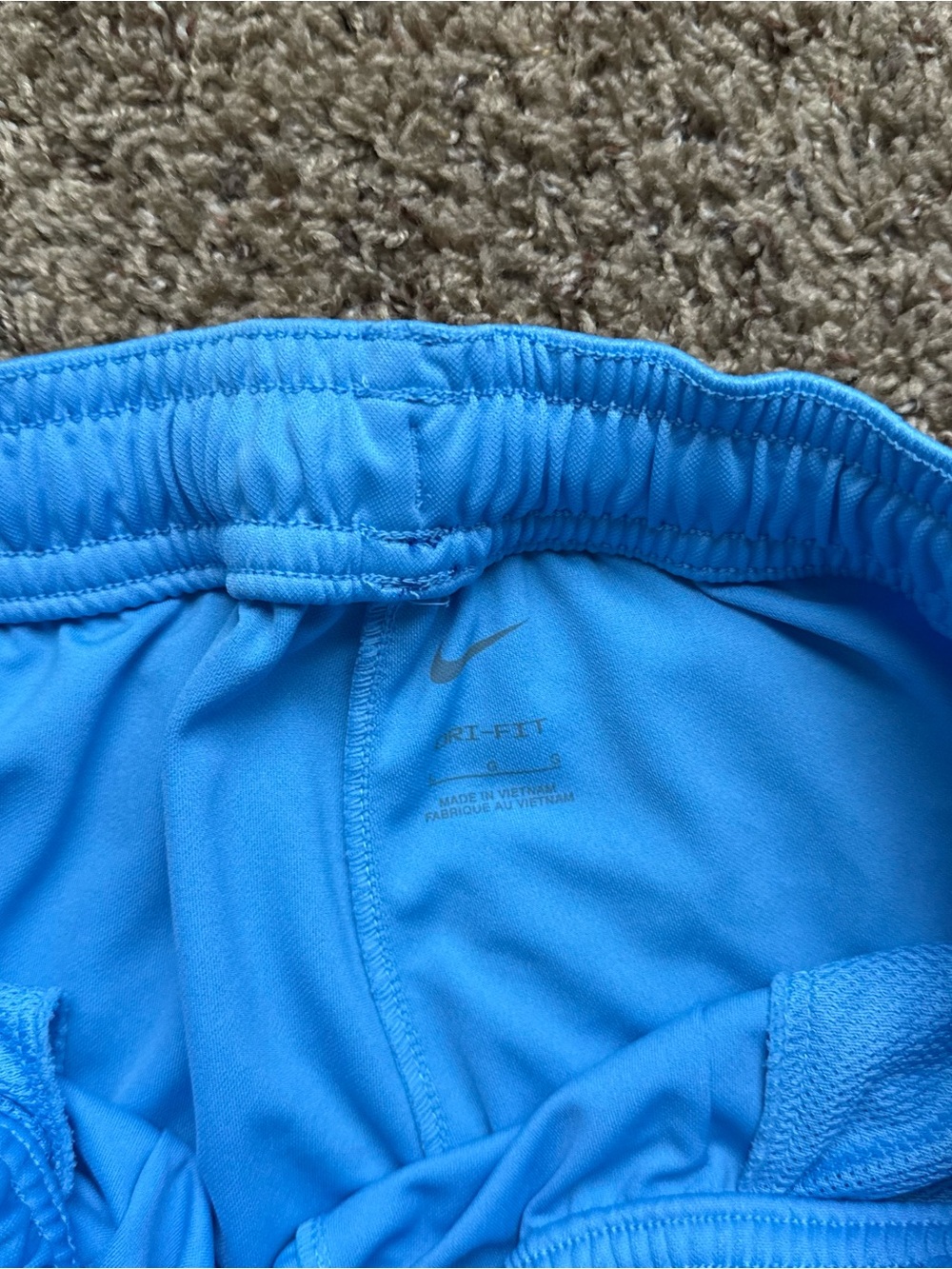 Nike Dri-Fit Men’s Light Blue Basketball Track Pants Size Large - Picture 3 of 4